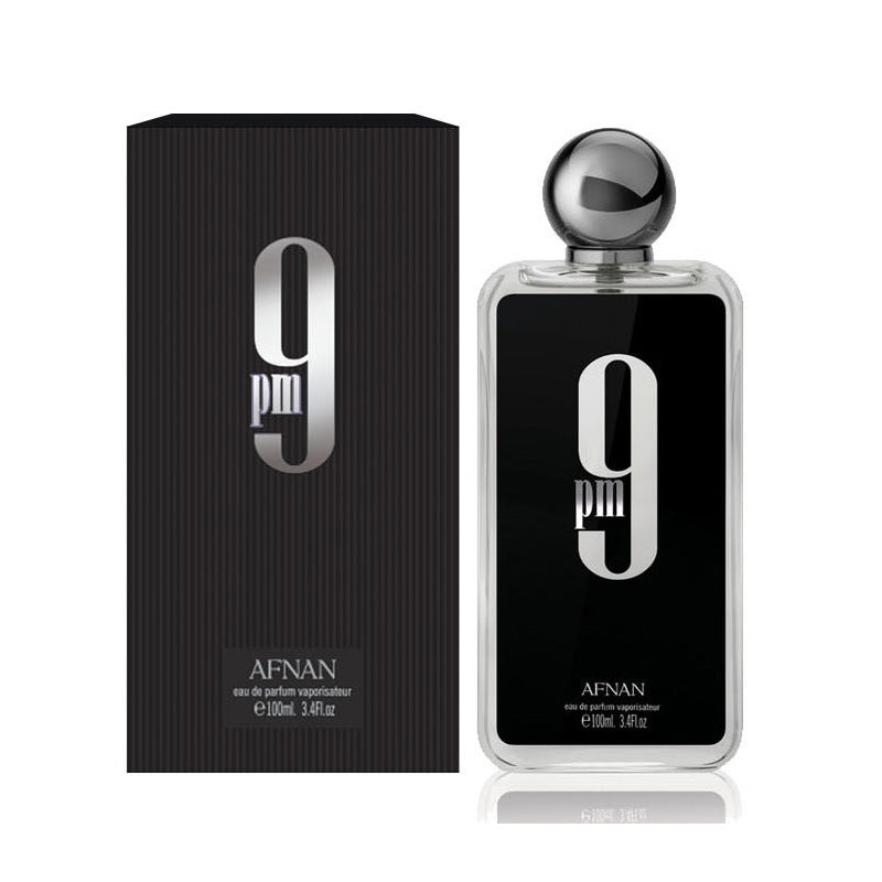 Afnan 9PM Black Eau de Parfum 100ml bottle for men