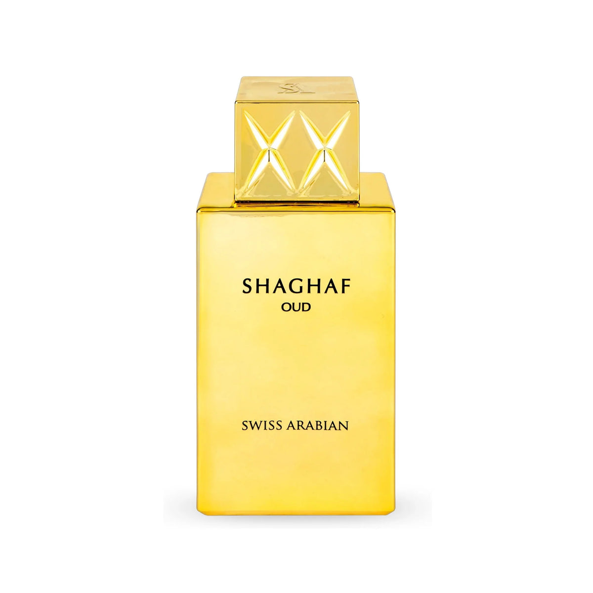 Swiss Arabian Shaghaf Oud Eau De Parfum 75ml For Unisex box packaging