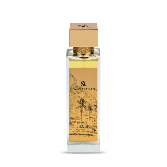 Swiss Arabian Soul Of Bali Extrait De Parfum 100ml For Unisex box packaging
