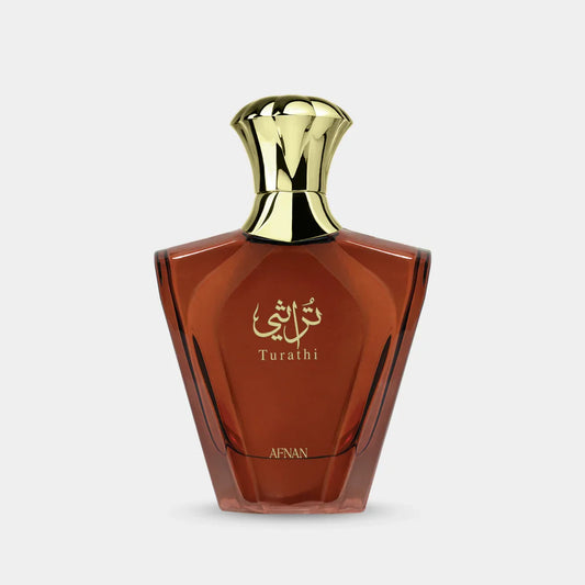 Afnan Turathi Brown Eau de Parfum 90ml box packaging