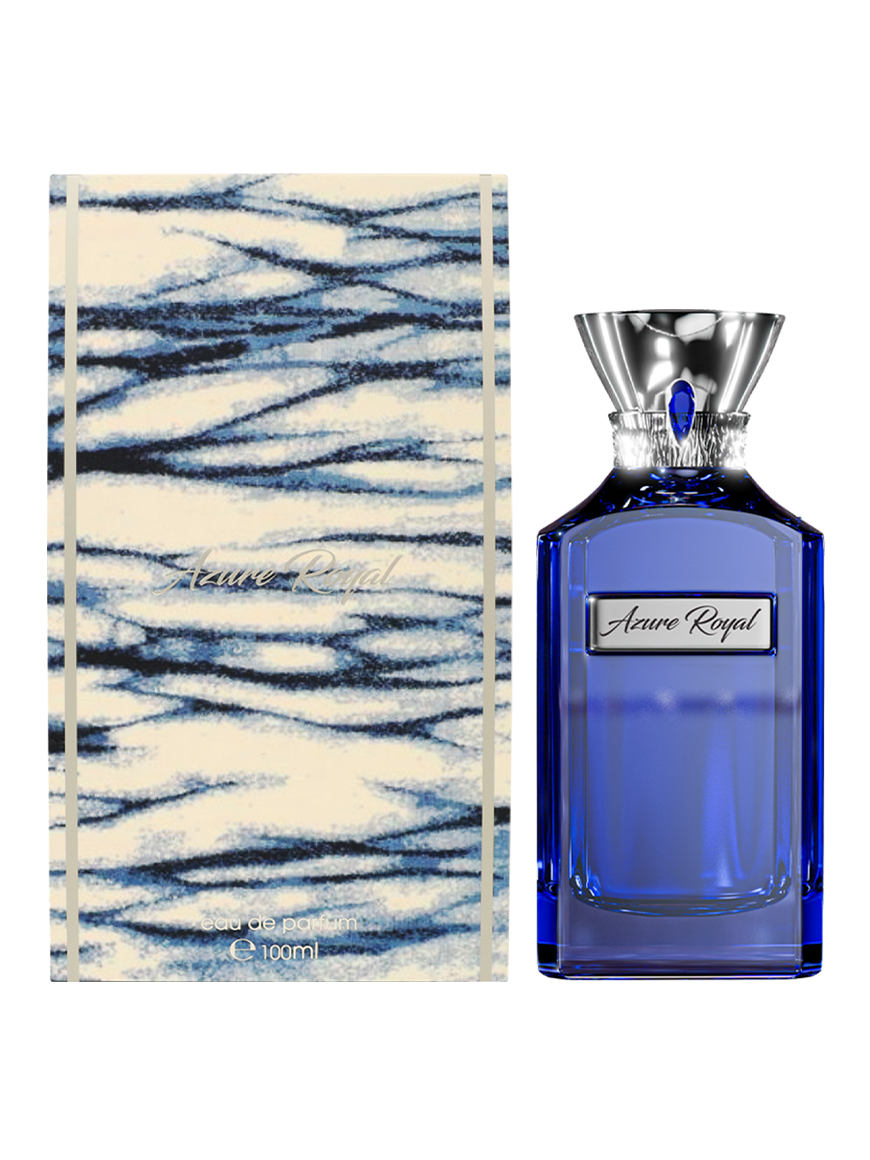 Ahmed Al Maghribi Azure Royal Eau de Parfum 100ml bottle, unisex fragrance