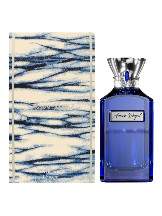 Ahmed Al Maghribi Azure Royal Eau de Parfum 100ml bottle, unisex fragrance