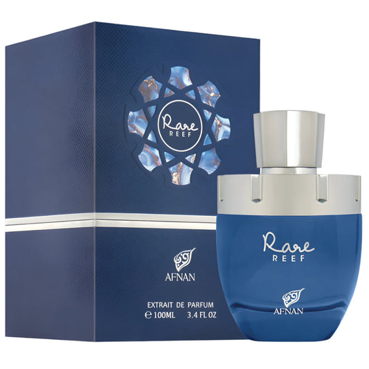 Afnan Rare Reef Extrait de Parfum 100ml bottle, unisex ocean fragrance