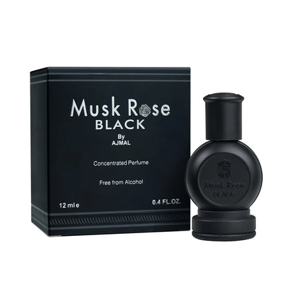 AJMAL Musk Rose Black Concentrated Perfume 12 ML for Unisex
