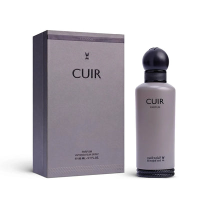 Al Majed Oud Cuir Parfum 150ml For Unisex box packaging