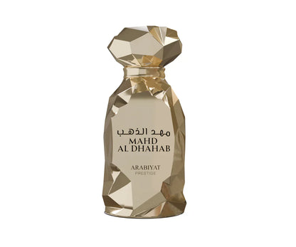 Arabiyat Prestige Mahd Al Dhahab Eau De Parfum For Unisex 100ml box packaging