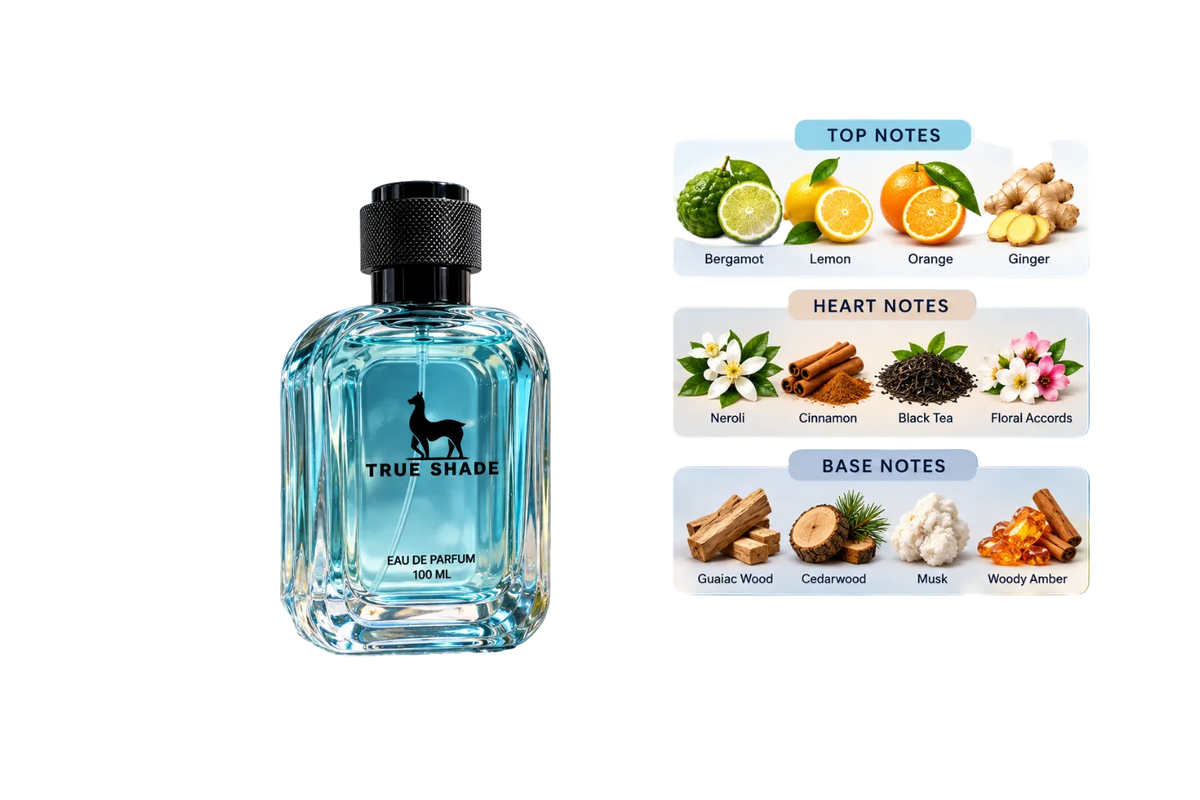 True Shade Citrus Inception 100ml Eau de Parfum perfume fragrance promotional image