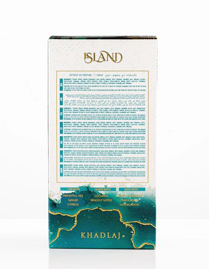 Khadlaj Island 100ml Extrait De Parfum For Unisex