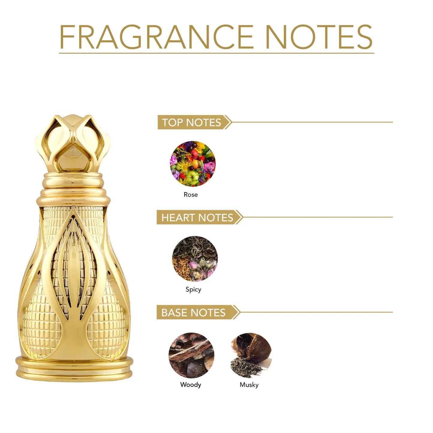 AJMAL KHOFOOQ Non-Alcoholic Attar 18ML for Unisex