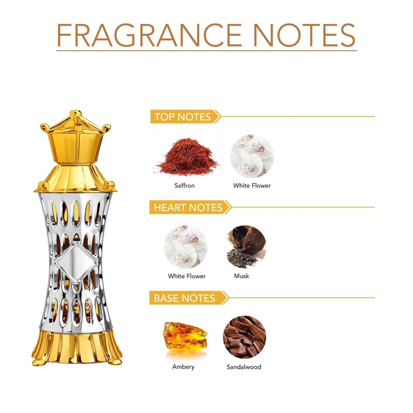 AJMAL MIZYAAN Non-Alcoholic Attar 14ML for Men & Women
