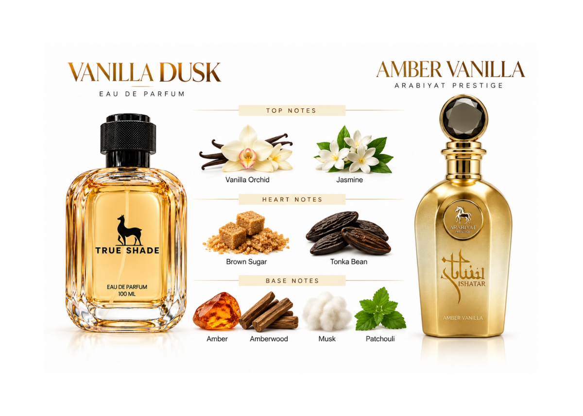 True Shade Vanilla Dusk 100ml Eau de Parfum perfume fragrance promotional image