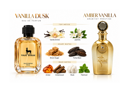 True Shade Vanilla Dusk 100ml Eau de Parfum perfume fragrance promotional image