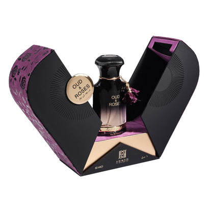 Ahmed Al Maghribi Oud & Roses Eau De Parfum For Unisex 60ml