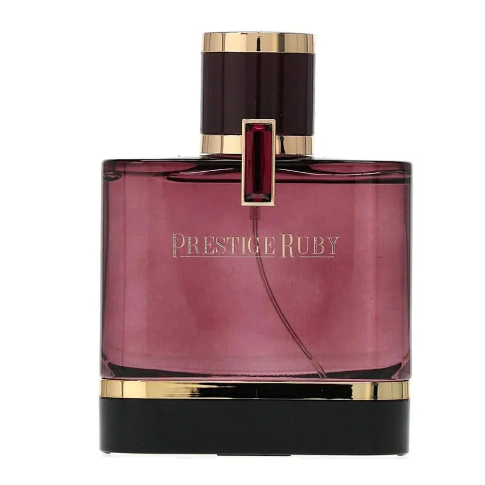 Al Majed Oud Prestige Ruby Eau De Parfum For Unisex 100ml box packaging
